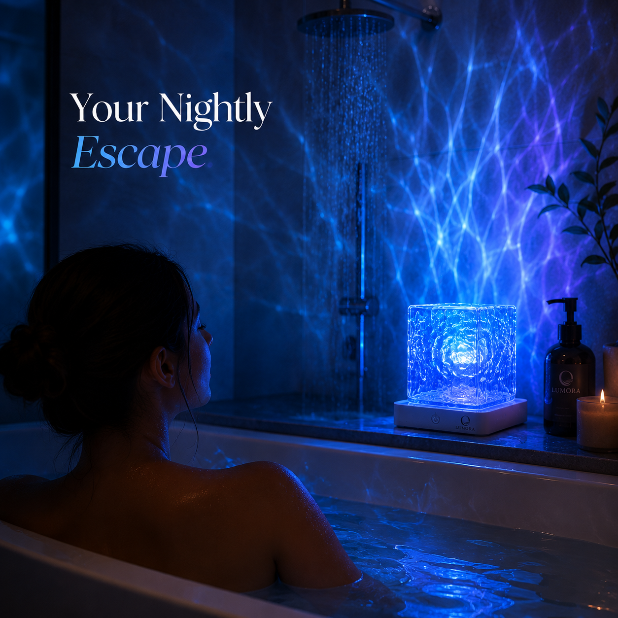 LUMORA AquaGlow™ Shower Light